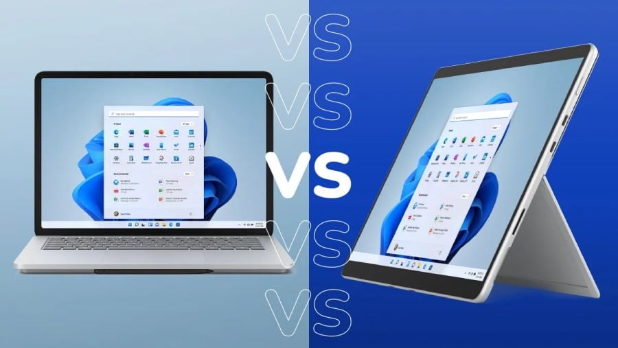 A Comparison of Microsoft's Surface Book and Surface Pro Laptops